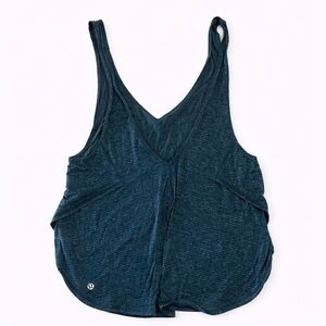 lululemon athletica Women's grey adjustable V-Neck Tank Top